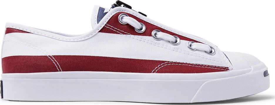 Converse +  TAKAHIROMIYASHITA TheSoloist. Jack Purcell Zip Printed Canvas Sneakers