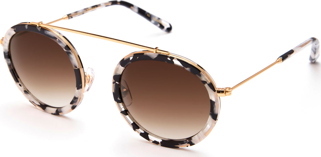 KREWE Conti Gradient Aviator Sunglasses