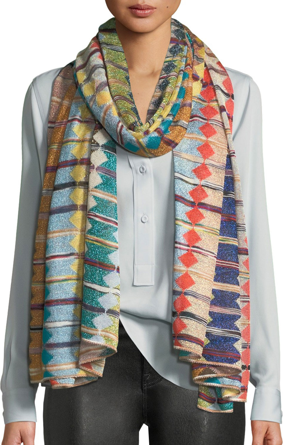 Missoni Stripe & Diamond Wrap