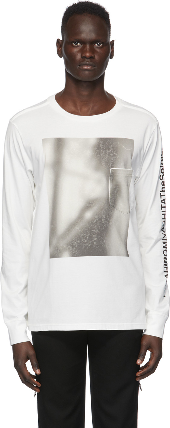 Takahiromiyashita The Soloist - White Untitled Woman Long Sleeve T-Shirt
