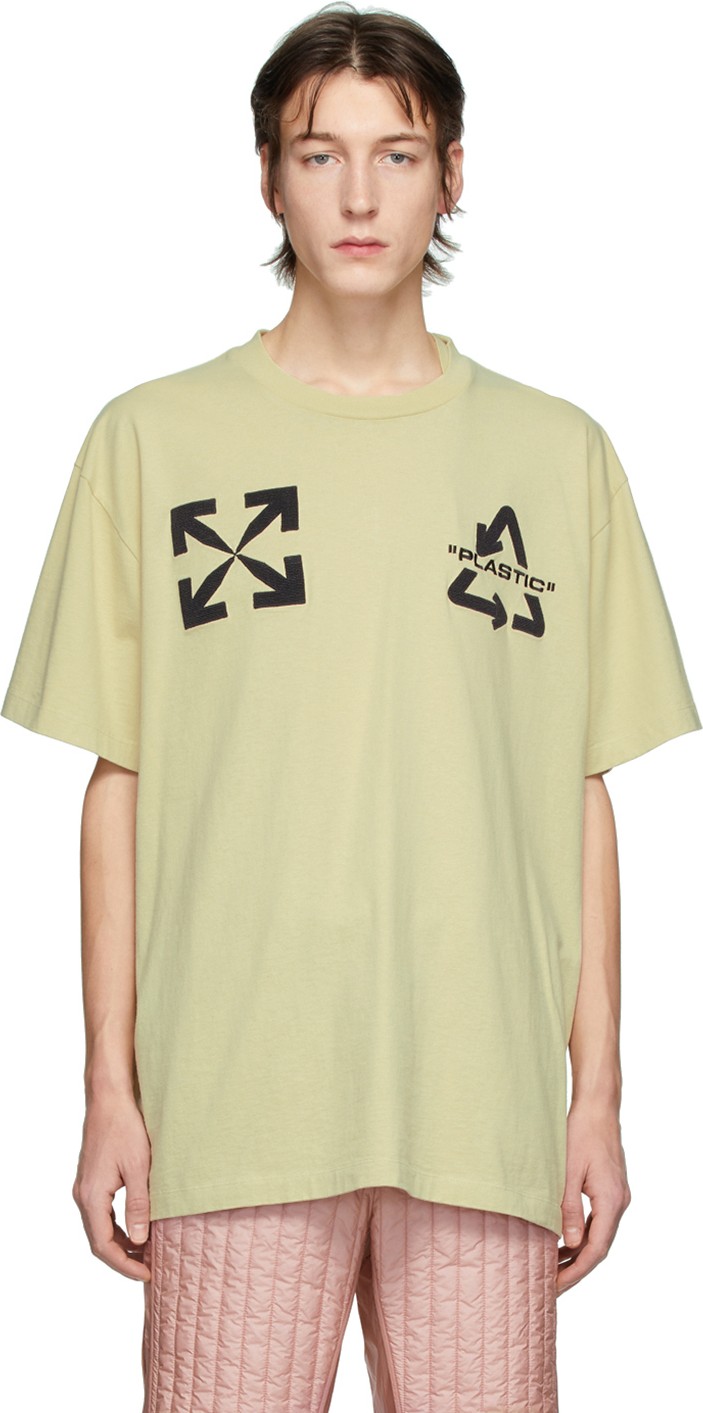 Off White Beige Universal Key Over T-Shirt
