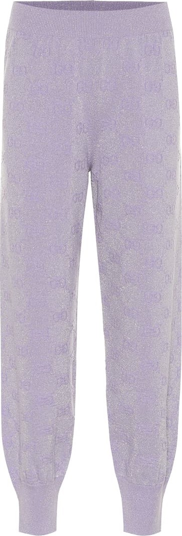 Gucci GG wool-blend trackpants
