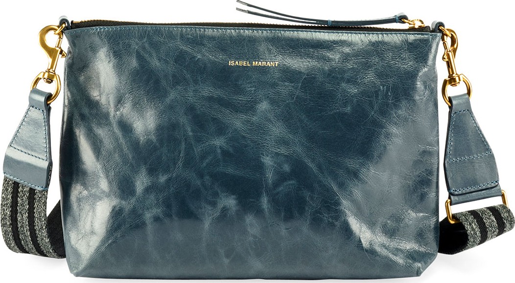 Isabel Marant Nessah Distressed Crossbody Bag