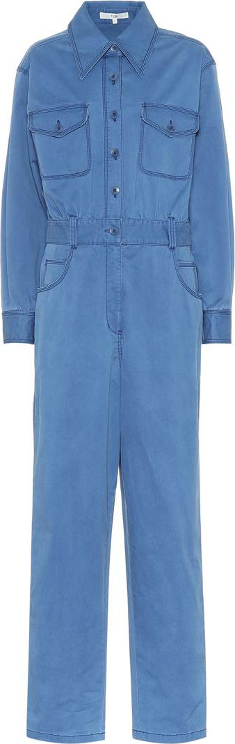 Tibi Stretch cotton twill jumpsuit