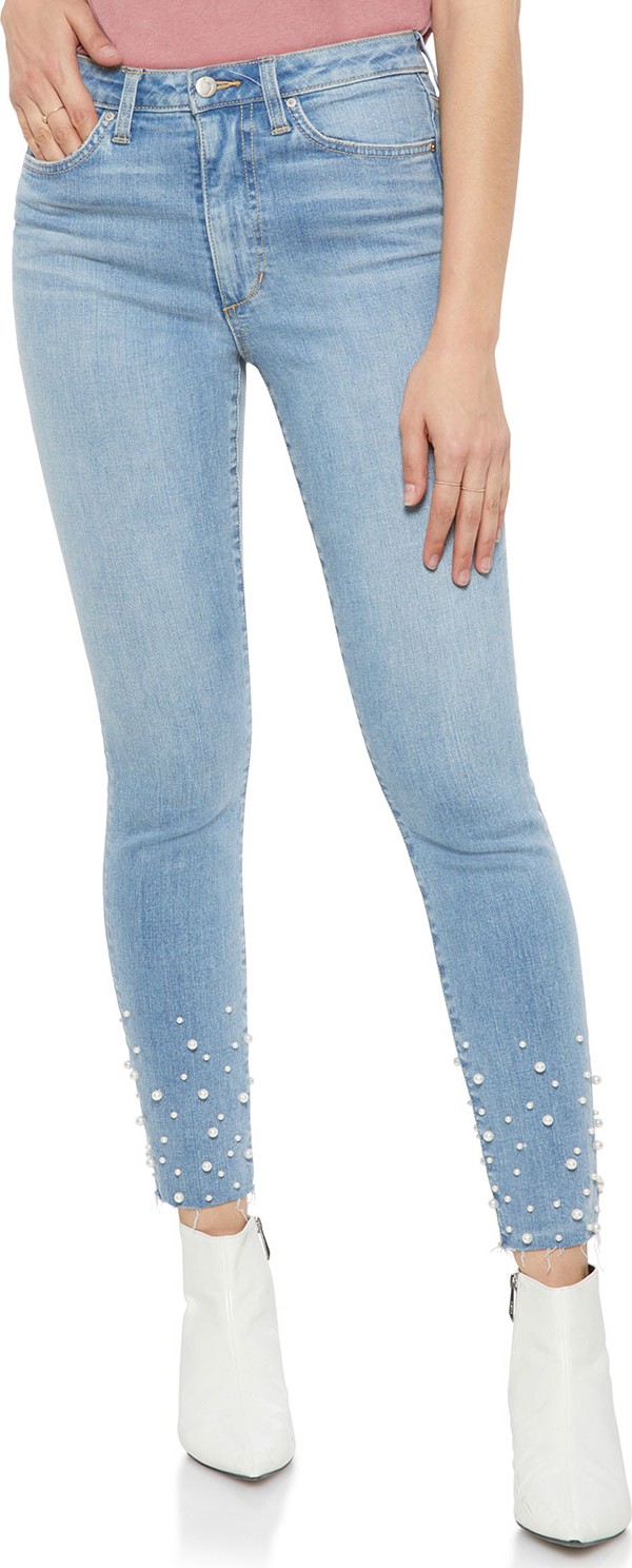 Joe's Jeans The Charlie Ankle Pearl Skinny Jeans