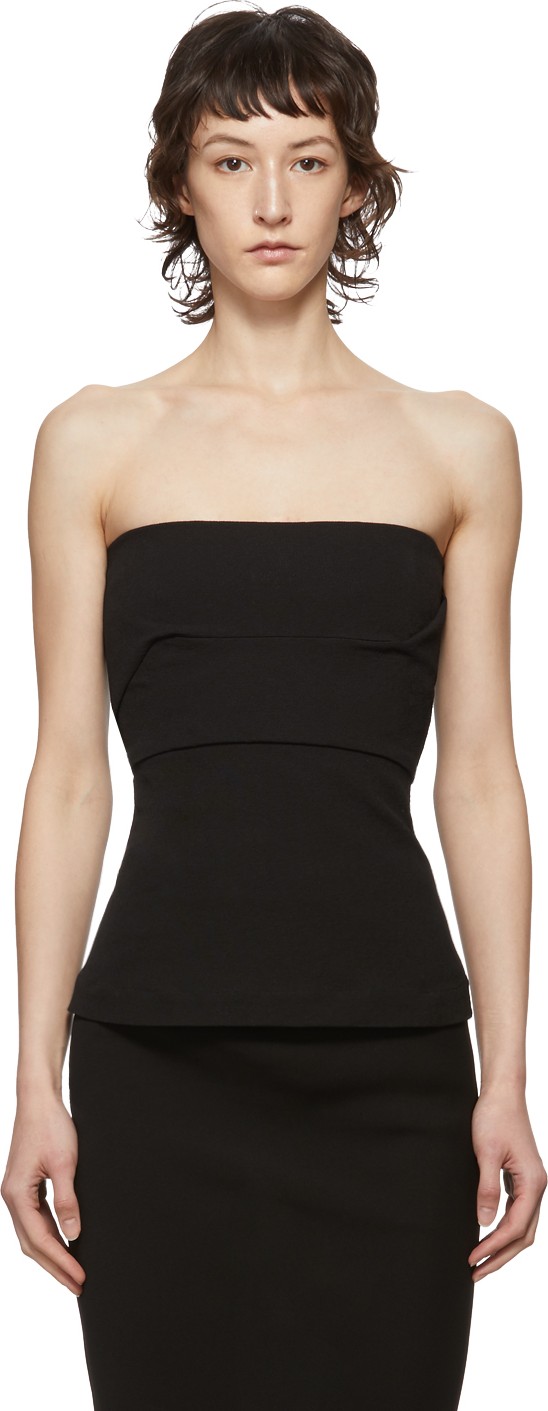 Rick Owens SSNESE Exclusive Black Bustier Task Top