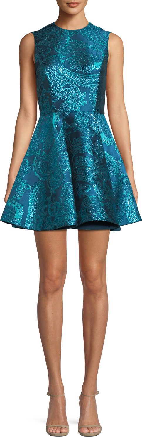 Alice + Olivia Stasia Deep Pleat Party Dress Alice + Olivia Stasia Deep Pleat Party Dress