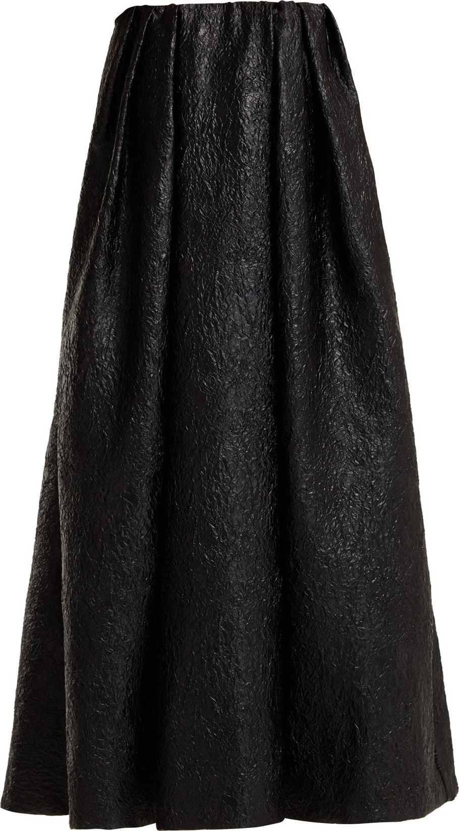 Simone Rocha Strapless crinkled-effect taffeta dress