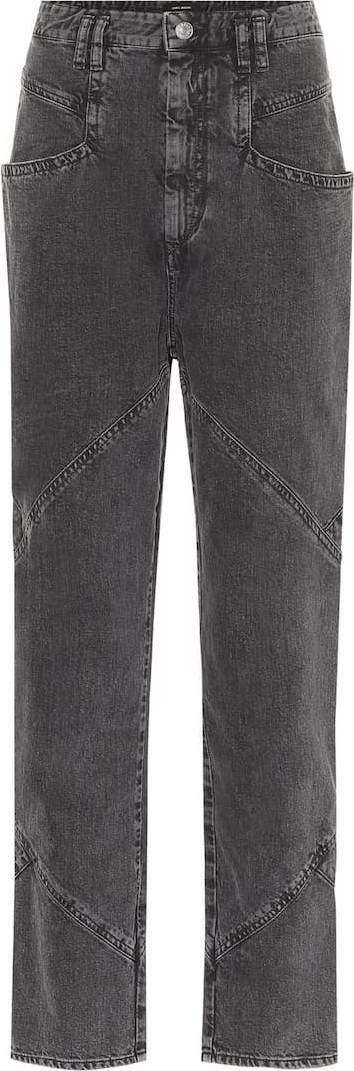 Isabel Marant Eloisa high-rise straight jeans