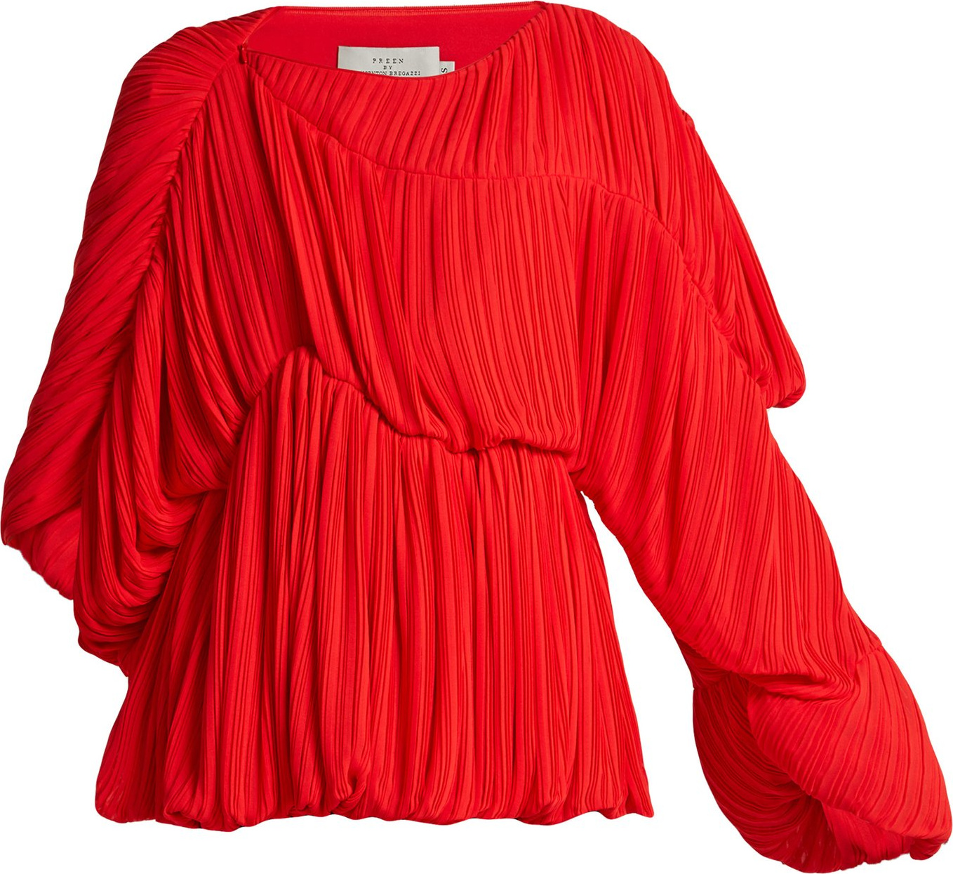 Preen Heather pleated georgette blouse