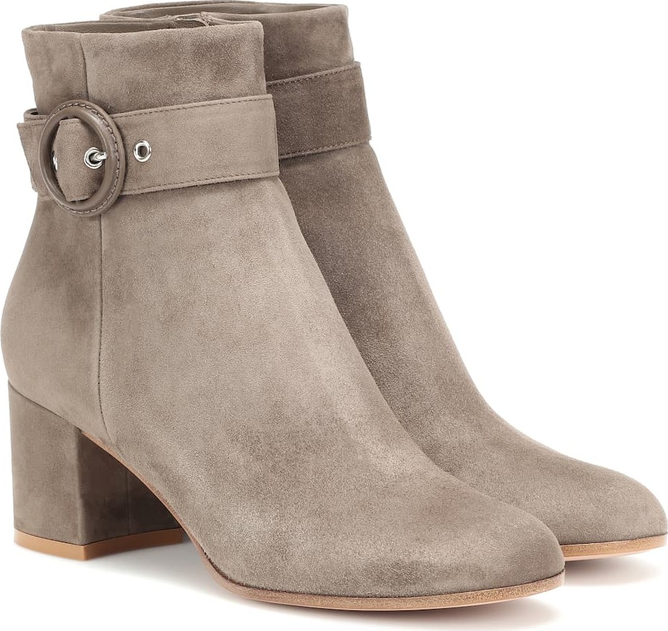 Gianvito Rossi Lucas 60 suede ankle boots