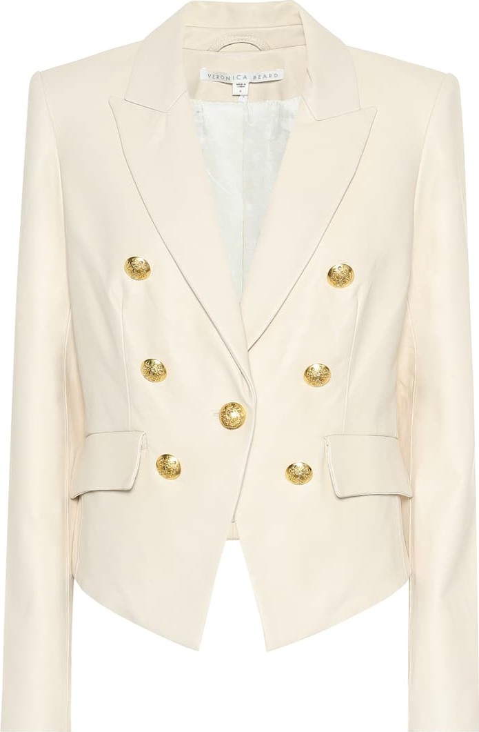 Veronica Beard Cooke leather blazer
