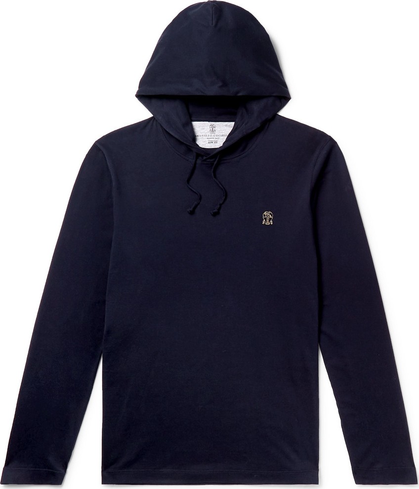 Brunello Cucinelli Cotton-Jersey Hoodie