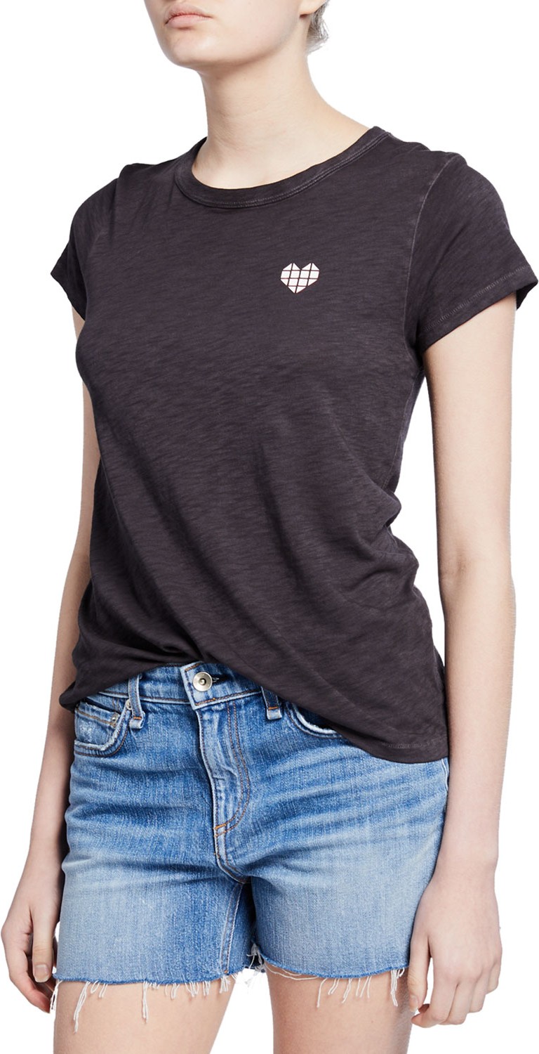 Rag & Bone Heart Graphic Short-Sleeve Tee