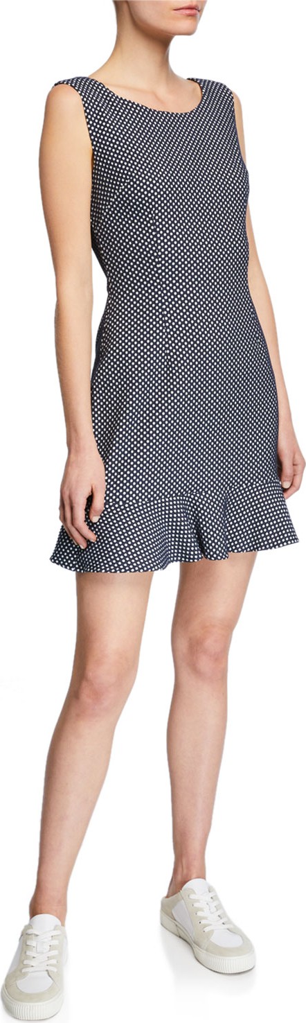 Bailey 44 Below Deck Sleeveless Woven Dot Dress
