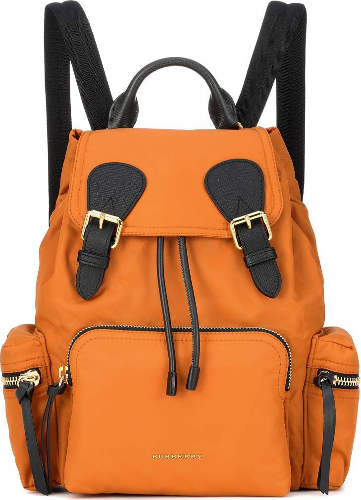 Burberry London England The Medium leather-trimmed backpack