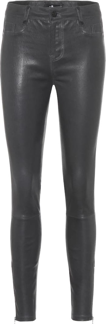 7 For All Mankind The Skinny leather pants