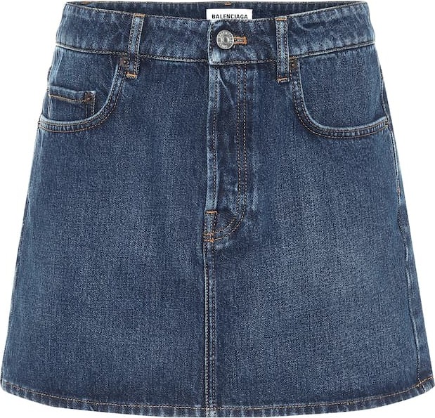 Balenciaga Denim miniskirt