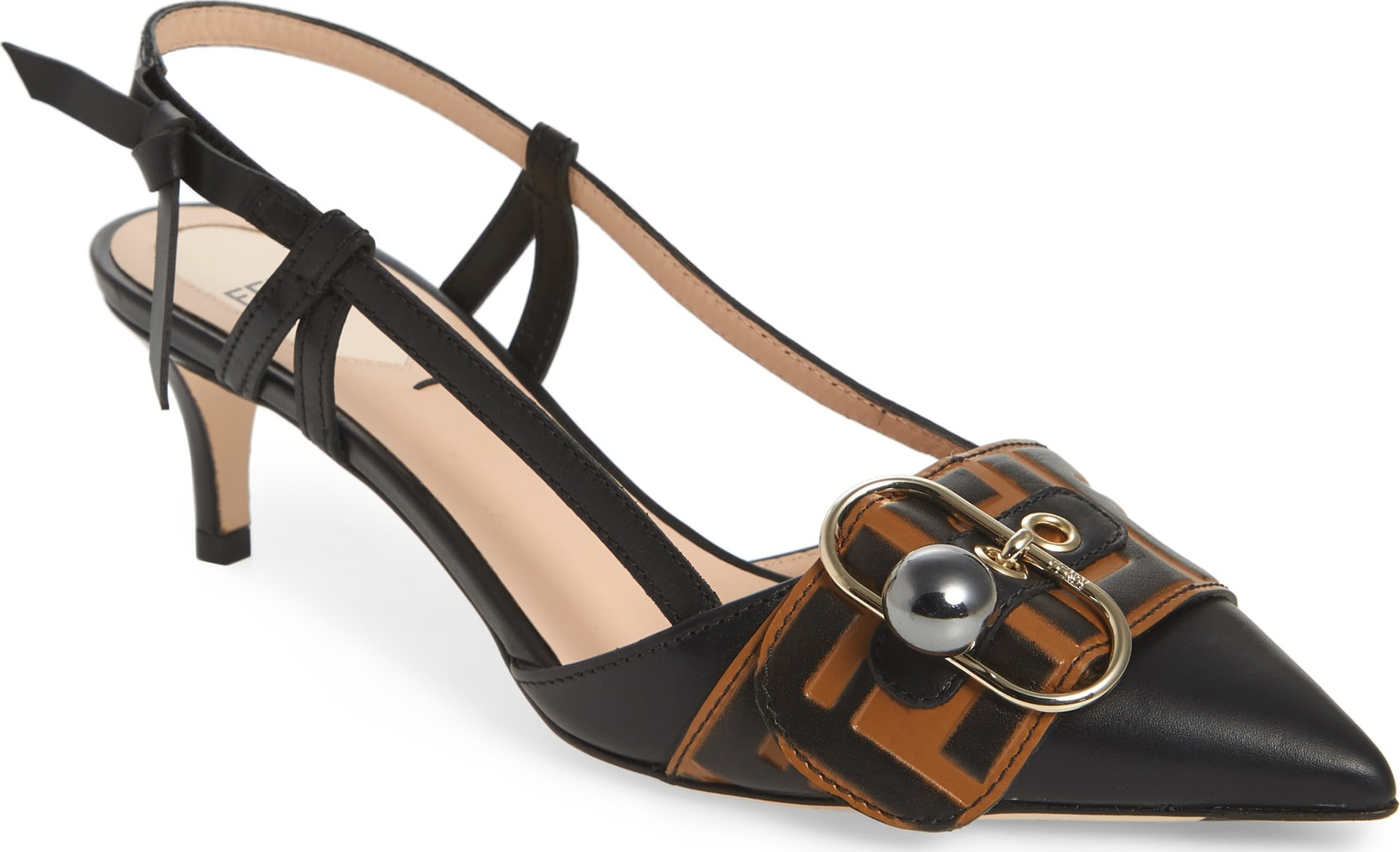 Fendi Pearland Slingback Sandal