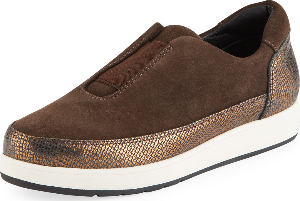 Donald J Pliner Meda Stretch Platform Sneakers