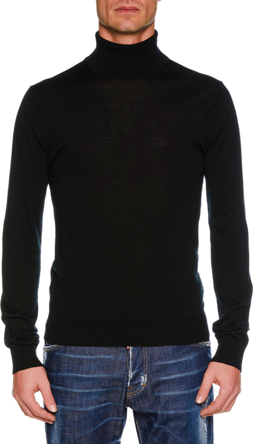 DSQUARED2 Men's Wool Turtleneck Sweater