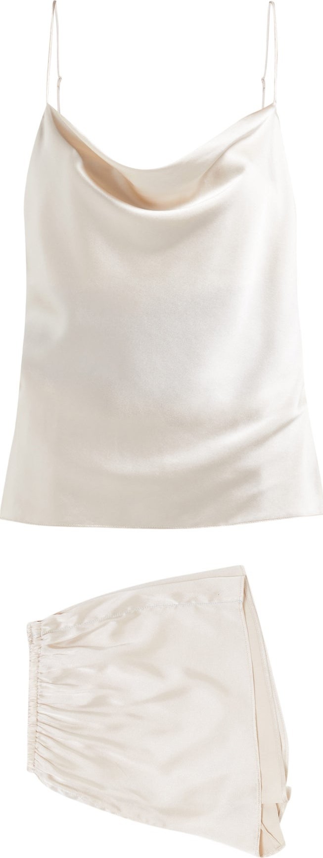 SKIN Silk-blend pyjama set