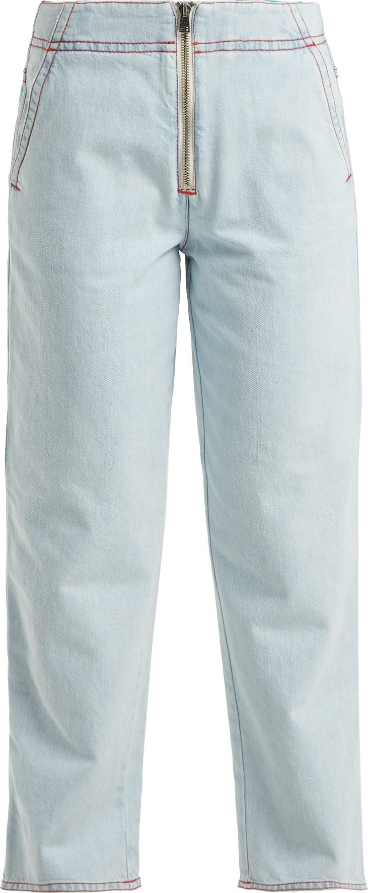 Marni Exposed zip jeans