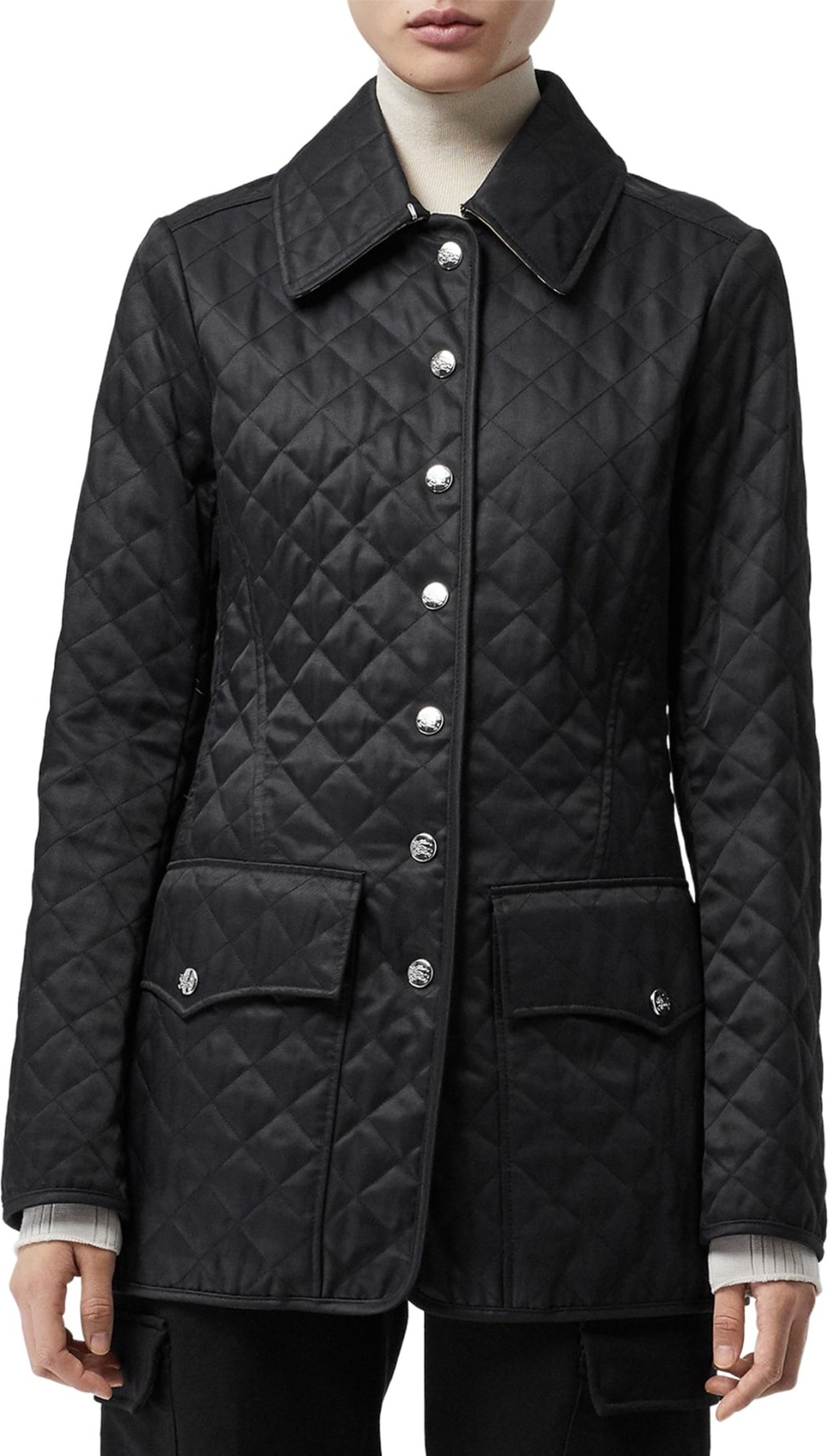 Burberry London England Borthwicke Quilted Jacket