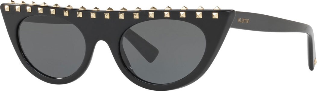 Valentino Rockstud-Trim Acetate Cat-Eye Sunglasses