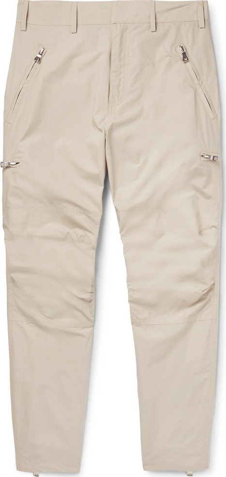 Balmain Tapered Cotton Trousers