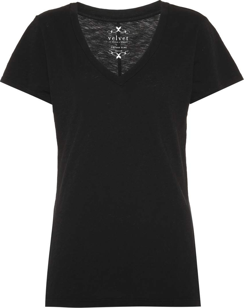 Velvet By Graham & Spencer Lilith cotton T-shirt