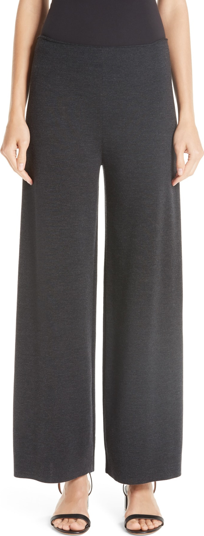 Mansur Gavriel Milano Knit Stretch Wool Trousers