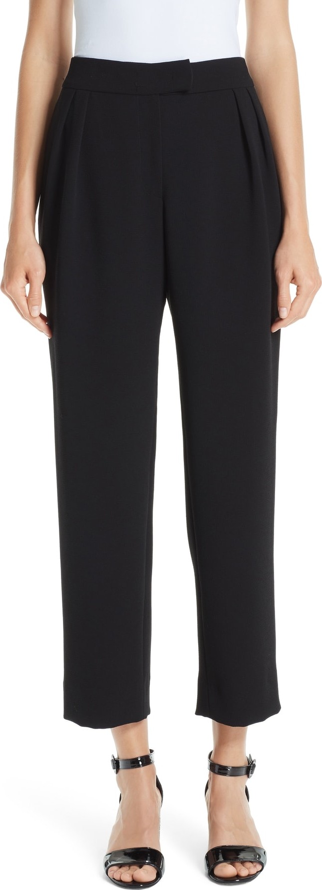 Emporio Armani Straight Crop Pants
