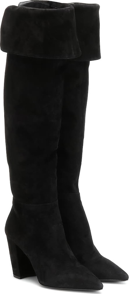 Prada Suede over-the-knee boots
