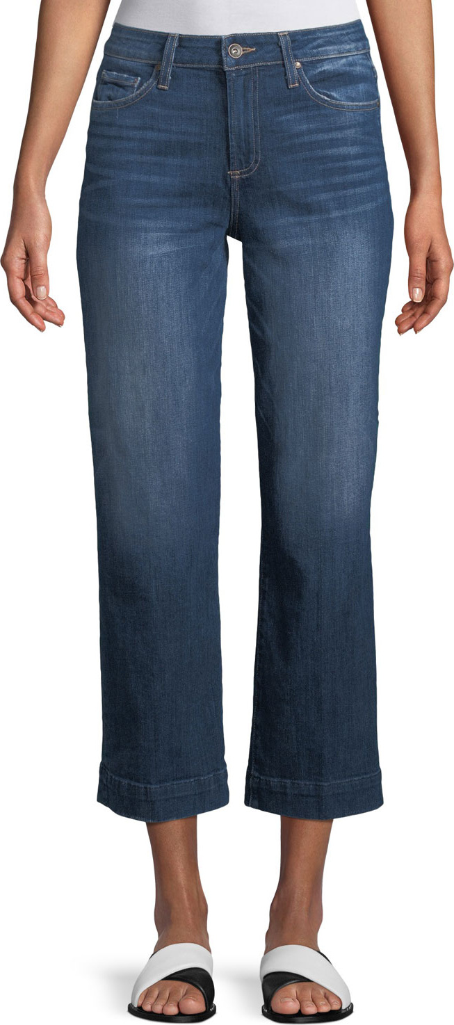 PAIGE Nellie Wide-Leg Ankle Culotte Jeans