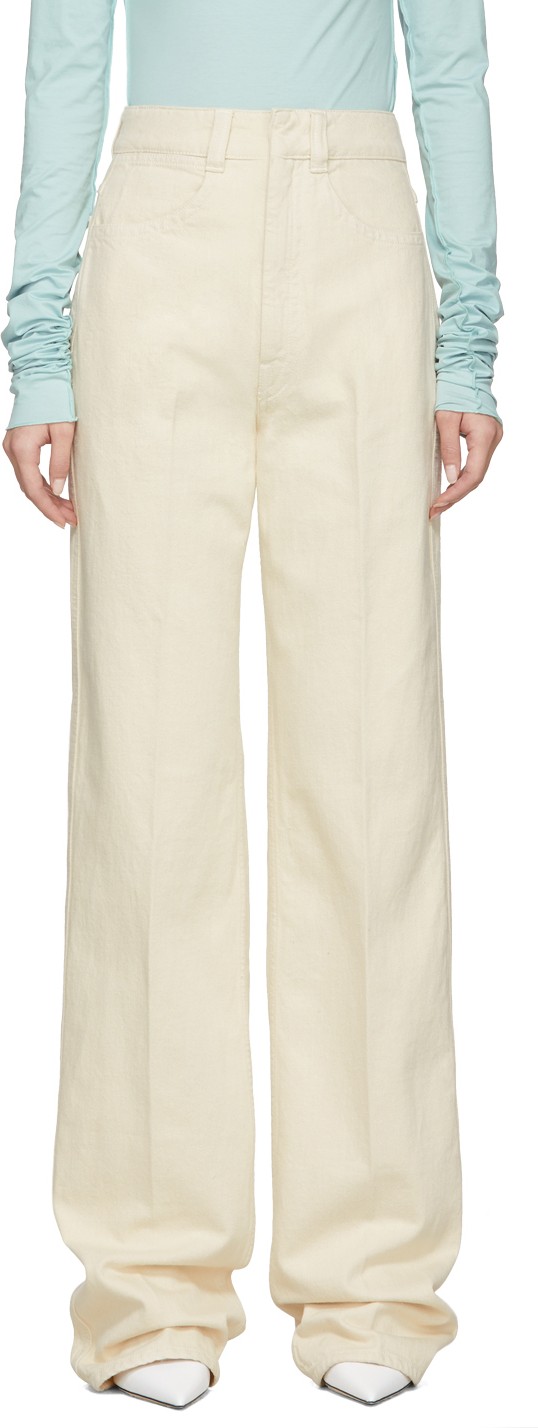 Lemaire Off-White Large Jeans