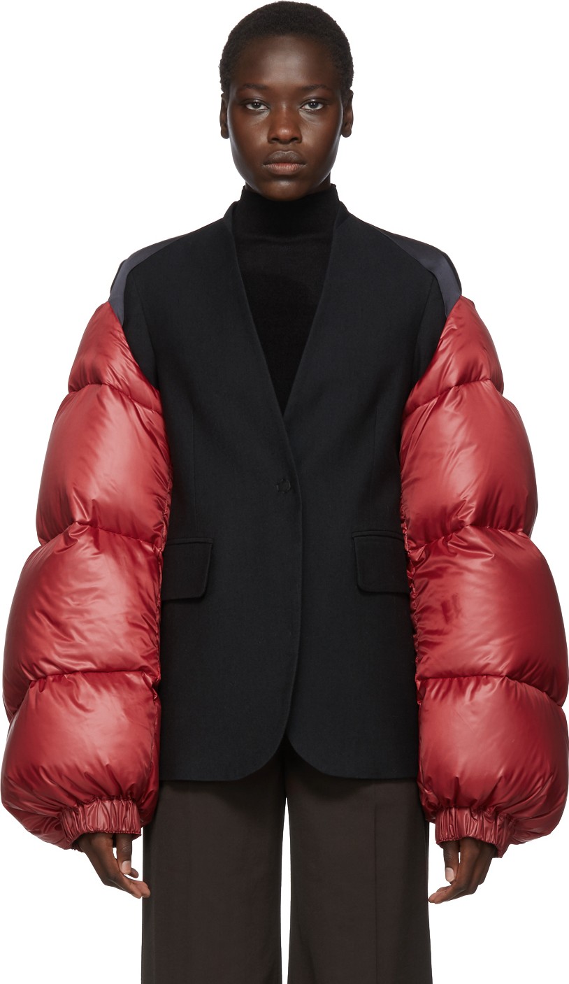 Undercover Red Down Quilted Sleeves