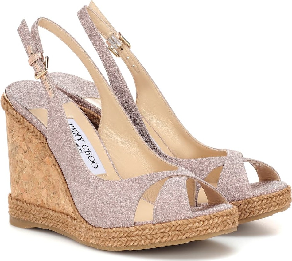 Jimmy Choo Amely 105 platform wedge sandals