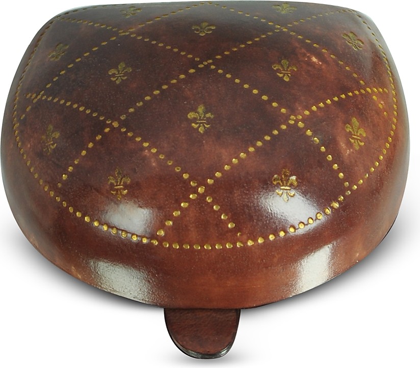 Peroni Leather Coin Purse with Small Giglio