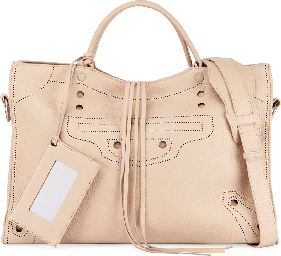 Balenciaga Blackout City AJ Shoulder Bag