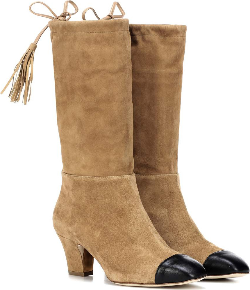 Rupert Sanderson Tiptoe suede boots