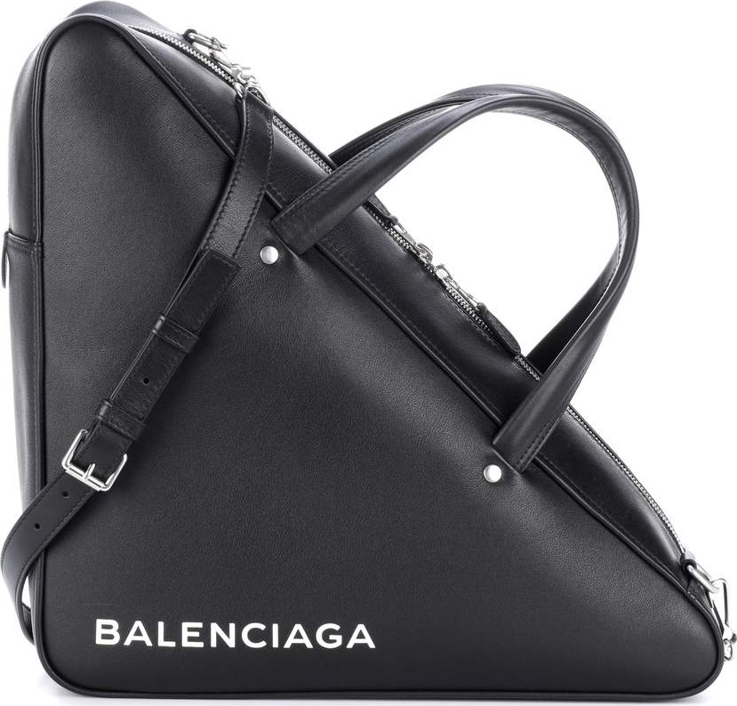 Balenciaga Triangle Duffle leather tote