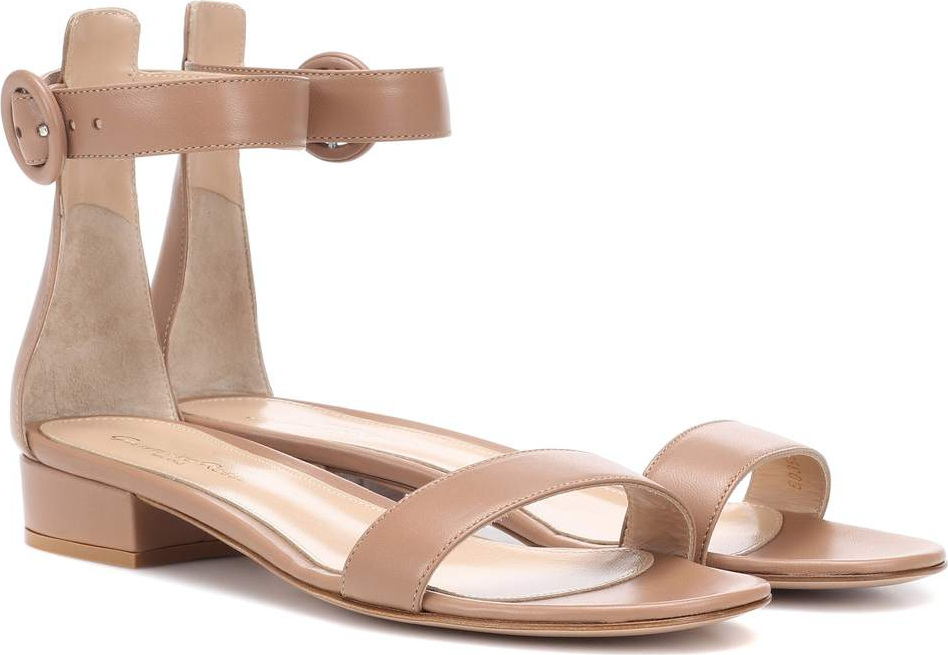 Gianvito Rossi Portofino 20 leather sandals
