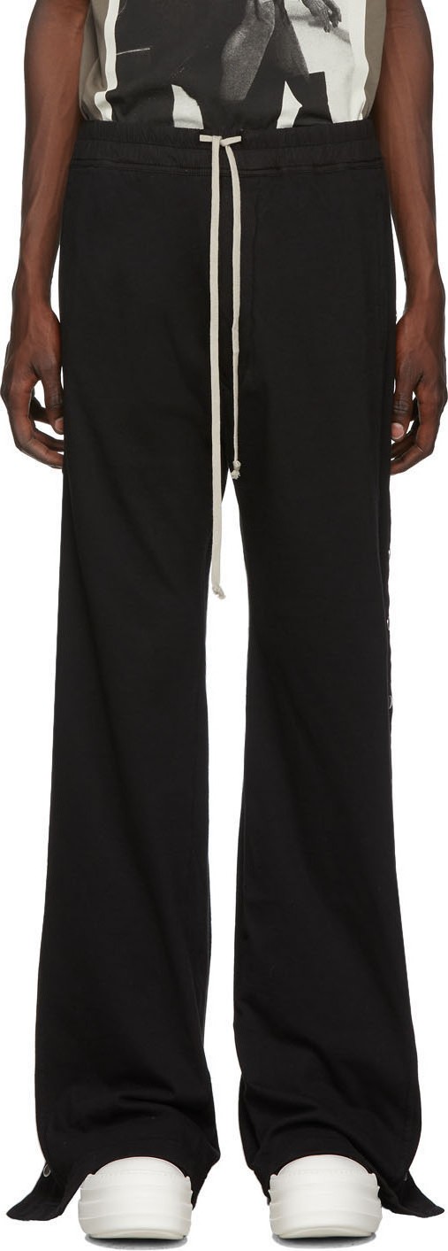 Rick Owens DRKSHDW Black Easy Pushers Trousers