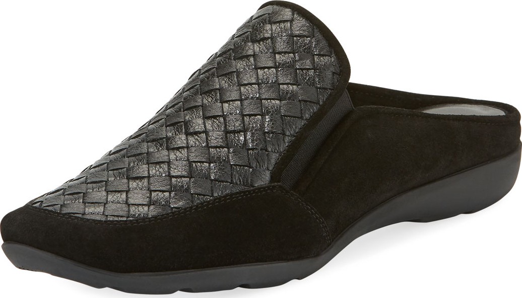 Sesto Meucci Giana Woven Comfort Mule, Black