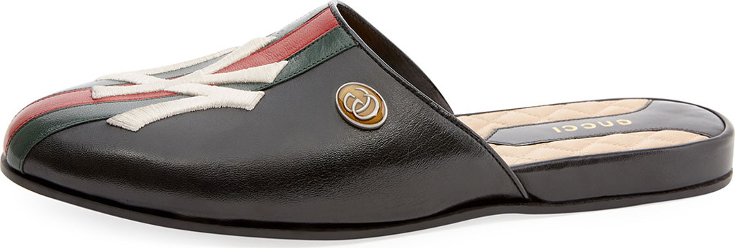 Gucci NY Yankees MLB Slipper Mules