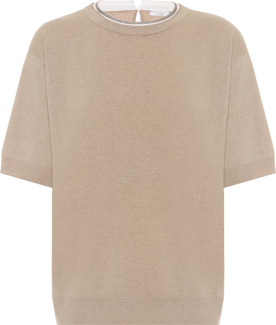 Brunello Cucinelli Wool, cashmere, and silk sweater