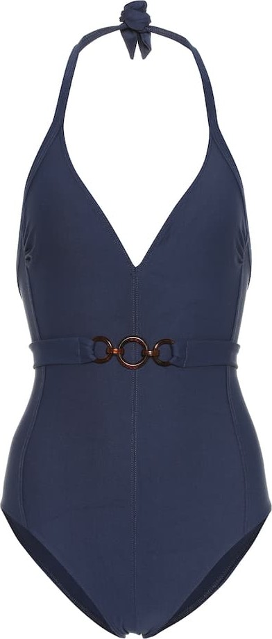Max Mara Aramis halter one-piece swimsuit
