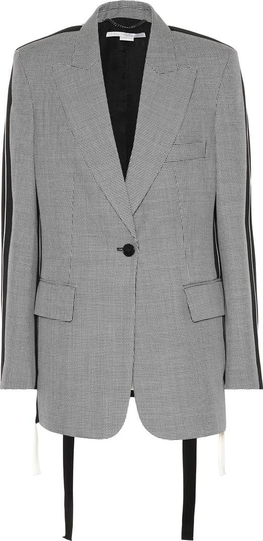 Stella McCartney Victoria micro-check wool blazer