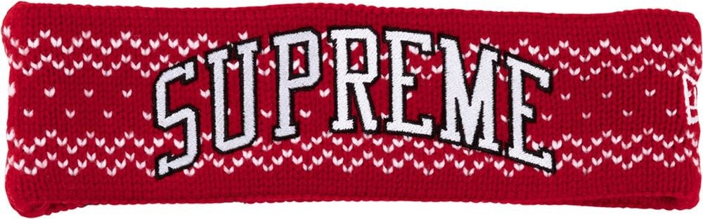 Supreme X New Era arc logo head band